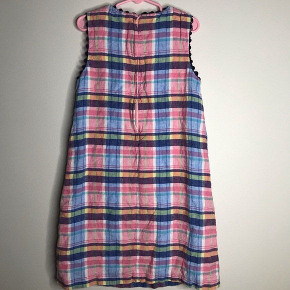 Vineyard Vines sleeveless plaid shift dress size 8 - Picture 4 of 5